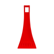 Racleta gheata simpla rosie Autospeed 