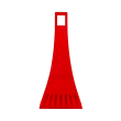 Racleta gheata simpla rosie Autospeed 