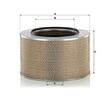 Filtru aer Breckner Mercedes actros, axor