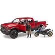 Jucarie Pickup cu Scrambler Ducati Bruder