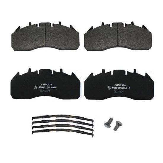 Set placute frana EBS 