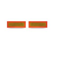 Set 2 placute reflectorizante 565x196mm suport aluminiu  MVM