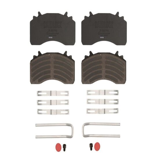 Set placute frana Jurid Man