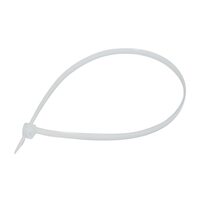 Set coliere plastic, 100buc, alb, 290x4.8