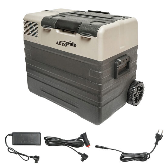 Frigider auto cu compresor si roti tip troler 52L  Autospeed