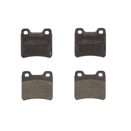 Set placute frana spate Lucas Opel Saab