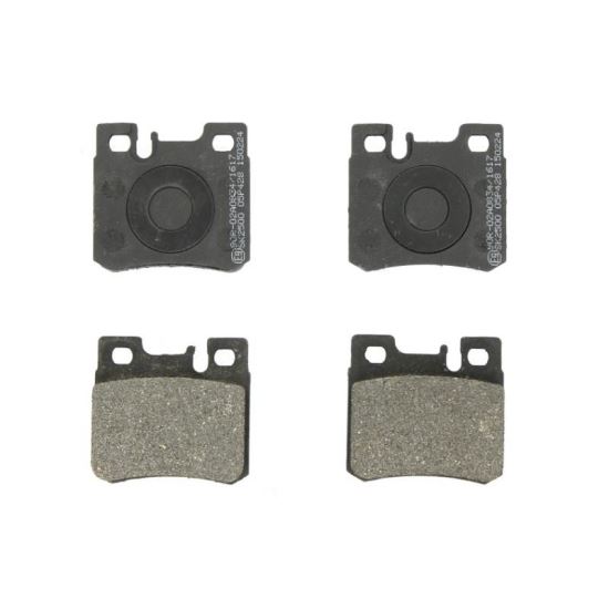 Set placute frana spate Trucktec Mercedes 