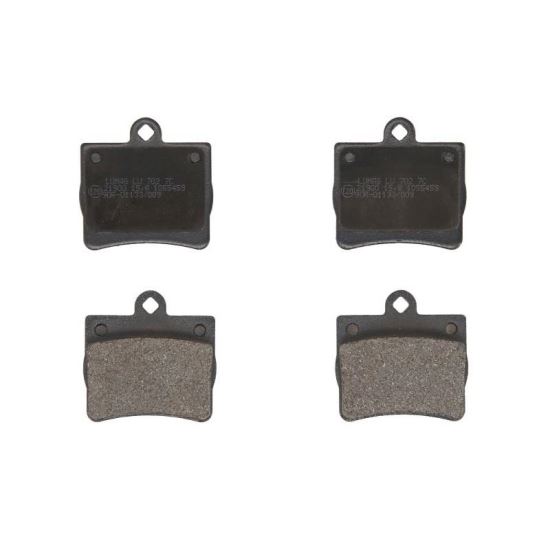 Set placute frana spate Trucktec Mercedes 
