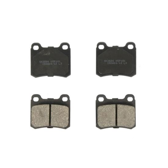 Set placute frana spate Trucktec Mercedes 
