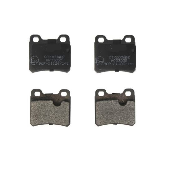Set placute frana Trucktec