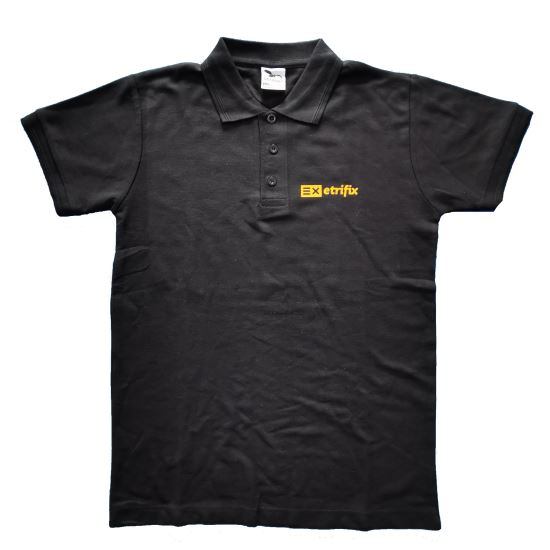 Polo pique 203 negru l de barbati