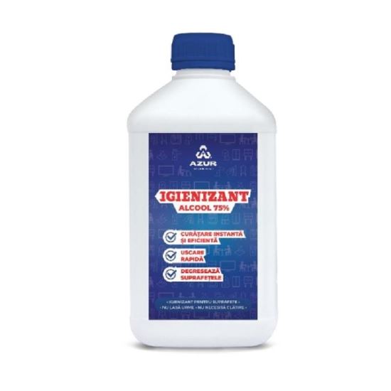 Igienizant suprafete alcool 75% 1l azur 